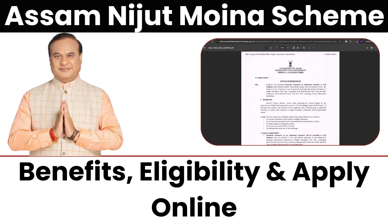 Assam Nijut Moina Scheme 2025: Benefits, Eligibility & Apply Online